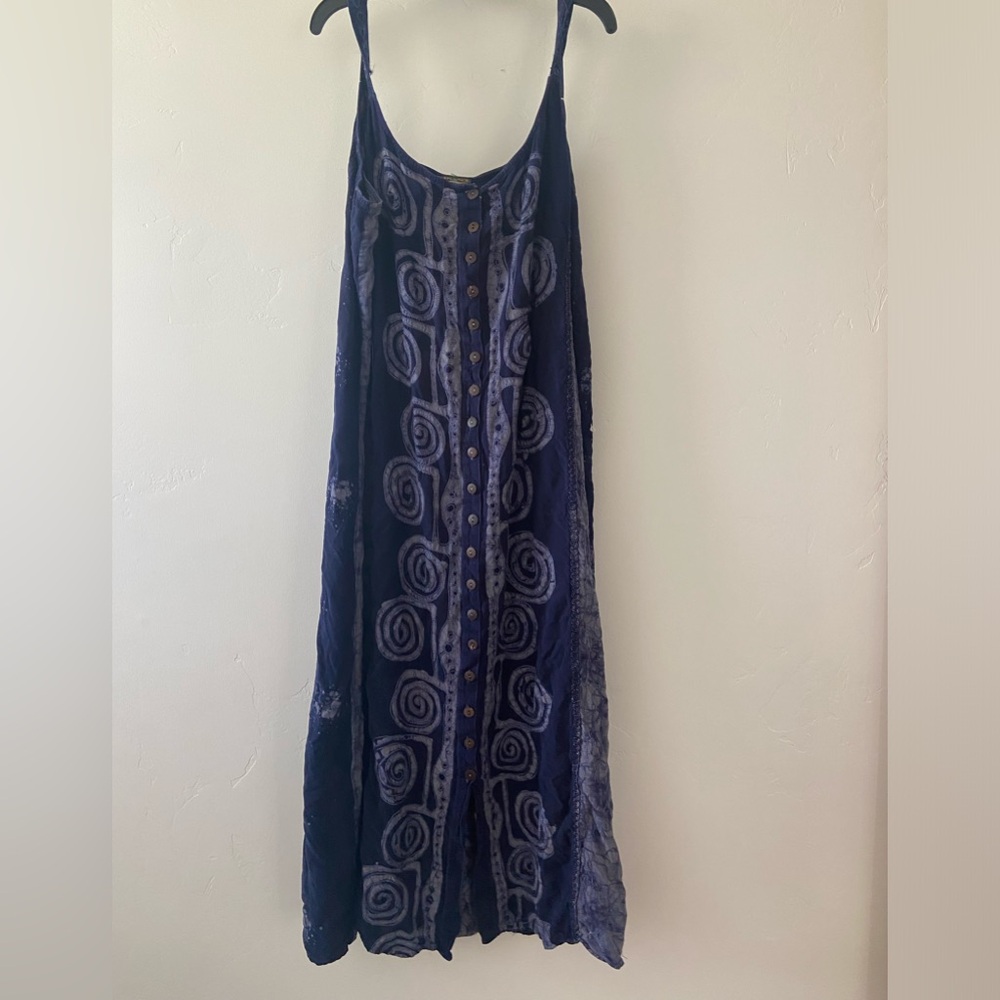 Indie thrifty blue dress. Size 3x but fits like xl